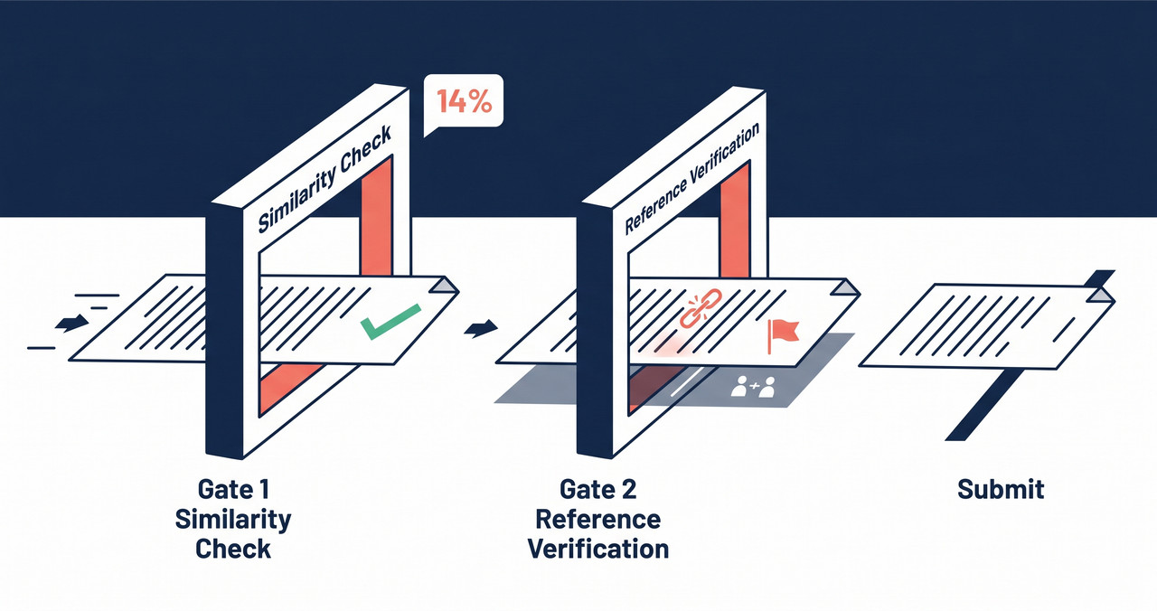 Similarity checking and reference verification are two different things